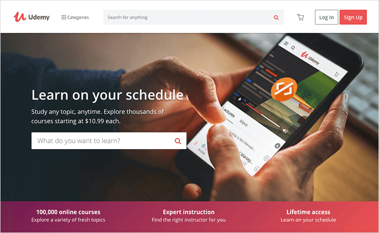 Learn to code – Udemy